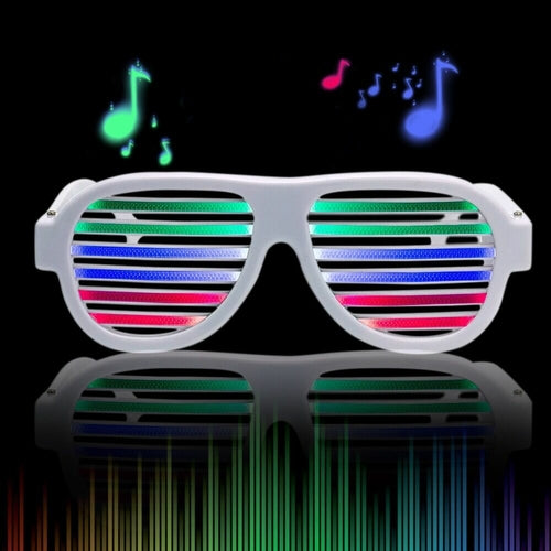 Voice-contor Led Glasses for Party Favors:Change with Music Drops